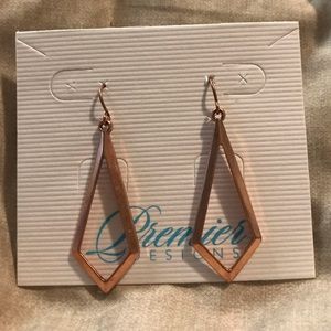 BLACK FRIDAY SALE Rose Gold Lightweight Earrings